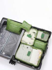 6PCS Foldable Storage Bags Set | Portable Travel Organizer Bags For Clothing | Wardrobe Closet Organizer | Dustproof Moisture-Proof Multipurpose Packing Cubes | Space Saving Home Storage Solution - View 3