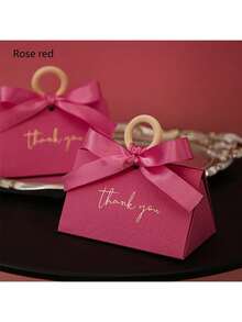 Luxury Wedding Candy Boxes, Portable Handheld Gift Boxes, Suitable For Weddings, Christmas, Valentine's Day, Birthdays, Candy Shop Packaging - Candy Box - View 5