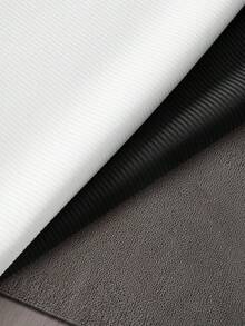Manfinity VCAY Chaleco casual de unicolor con media abertura de botones para hombre 2 piezas/paquete - Blanco y Negro - Ver 8