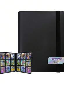 Album Binder Kartu Koleksi 9 Kantong, Kapasitas 360 Kartu, Model Side-Loading, Folder Penyimpanan Koleksi Kartu untuk Permainan Kartu, Kartu Olahraga, Kartu Permainan, Foto, Hadiah untuk Kolektor Kartu - MultiWarna - View 1