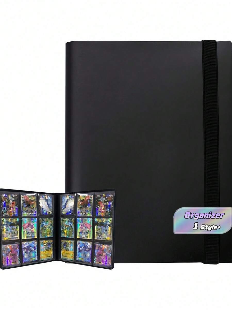 Album Binder Kartu Koleksi 9 Kantong, Kapasitas 360 Kartu, Model Side-Loading, Folder Penyimpanan Koleksi Kartu untuk Permainan Kartu, Kartu Olahraga, Kartu Permainan, Foto, Hadiah untuk Kolektor Kartu - MultiWarna - View 1