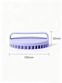 Silicone Body Bath Brush With Hand Strap, Spiral Round Shower Scrubber For Deep Cleansing & Exfoliating, Soft Silicone Body Scrub Brush For Daily Shower Use, Body Wash, Bath Accessories - Multicolor - View 3