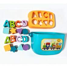 Baby Toy Shape Sorting Learning Blocks, Toddler Toys And Garden Building Toys, Abc And Shape Blocks, Shape Sorting Game, Children'S Educational Toys (Some Parts Sent Randomly) - Multicolor - View 11