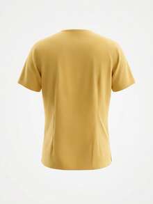TaskEZ Atasan Seragam Kerja/Pembantu Rumah Tangga Lengan Pendek Model Slim Fit dengan Kerah Bentuk Hati Warna Biru dan Kuning, 4 Saku, Nyaman dan Praktis - Kuning - View 8