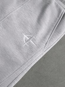 SLATEMANN Pantalones de chándal casuales y versátiles para uso diario con cintura de cordón para hombre - Gris - Ver 3