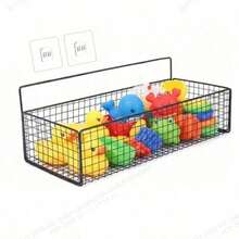 2 Sets Bathtub Toy Storage Racks And Organizers, 2 Packs Metal Wire Mesh Bathtub Toy Storage Containers, Large Capacity Rust-Proof Hanging Baskets Designed For Bathtub, Shower, Bathroom, Toilet, Kitchen - Multicolor - View 16