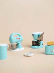 Bộ đồ chơi nhà bếp mini - Dụng cụ nấu ăn trang trí bàn xinh xắn, trang trí phòng, cảnh nhà búp bê, mô hình thu nhỏ trưng bày, phù hợp chụp ảnh thẩm mỹ | Quà tặng bộ sưu tập sáng tạo cho bạn bè tuổi teen (Tự lắp ráp - Kiểu ngẫu nhiên) - Nhiều màu - Xem 7