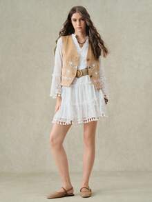 Styleloop Ladies, Willow Nails, Buckles, Flat Shoes. - Brown - View 4
