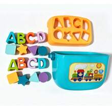 Baby Toy Shape Sorting Learning Blocks, Toddler Toys And Garden Building Toys, Abc And Shape Blocks, Shape Sorting Game, Children'S Educational Toys (Some Parts Sent Randomly) - Multicolor - View 12