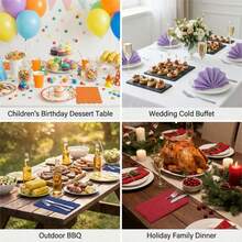 120 Rainbow Fan-Shaped Cocktail Napkins, Double-Layer Colored Disposable Dessert Napkins, Foldable 5x5 Inch Bright Beverage Napkins, Suitable For Bridal Showers, Baby Parties, Dinners, Weddings, Birthday Party Table Decorations - Multicolor - View 4