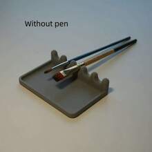附水盤刷具架，前置托盤設計方便清潔，防止桌面污漬，便攜省空間，適用於水彩、壓克力與油畫筆的收納架，適合水彩畫與油畫使用 - 多色 - 查看 6