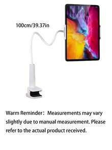 1pc 360° Rotating Universal Adjustable Gooseneck Slouchy Smartphone Holder, Head-Mounted Phone Stand, Dual Clip Bracket, Compatible With 4-7 Inch Phones, Reserved Charging Port, Suitable For Living Room, - Multi-color upgrade - View 11