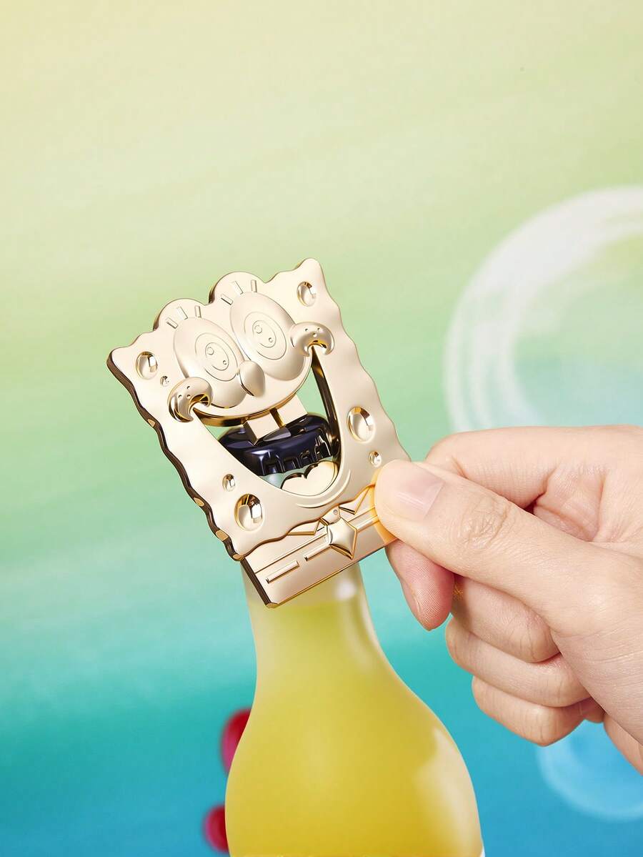 SpongeBob SquarePants | SHEIN 開瓶器 開瓶器配件 - 淺金 - 查看 1