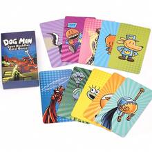 Juego de Cartas Dog Man, Juego de Mesa de Estrategia y Rompecabezas de Detective Completo en Inglés, Juego de Cartas Interactivo Familiar Padre-Hijo - Multicolor - Ver 8