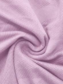 SHEIN Sovereign Charm 女款運動瑜伽戶外健身無袖寬版背心上衣 X交叉網眼露背設計 倒V下擺 - 粉色 - 查看 6