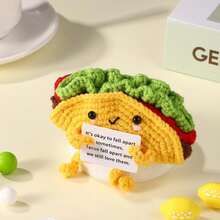 POKOJA LAND 1 Hand-Crocheted Table Decoration: A Fun And Cute Animal Figurine-The Perfect Thank-You Gift For Friends And Sisters, Or A Heartfelt Token Of Appreciation For Mom, Colleagues, And Family. Ideal As A Small Decorative Gift For The Bedroom. - Multicolor - View 19