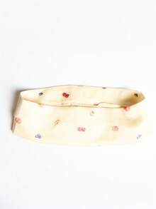 MUSERA 水果印花髮箍 抓髮圈細節 抓髮圈 春夏度假 伊比薩節慶 熱帶度假風 Saltwash - 黃色 - 查看 4