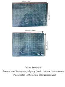Ultra Size Self Healing Cutting Mat Suitable For Fabric,Paper And Cardboard - Heavyweight Craft,Office,School, - Green Grid Layout And White Edges For Precise Alignment - Soft And Sturdy Surface,Long Lasting - multicolor - View 3