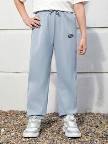 SHEIN 青少年男孩休閒日常長褲 - 彩色 - 查看 10