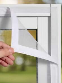 One Excellent Summer Anti Mosquito Screen Insect Proof Door Window Mesh Breathable Washable Dust Proof Strong Clear Durable Easy Install Quality Home - White - View 2