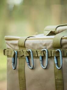 Aluminum Alloy D-Type Multi-Functional Outdoor Tactical Gear, Including Climbing Buckles, Locking Buckles, Quick-Release Hooks, Hooks, And Keychain Bottle Hooks. - Silver - View 2