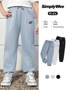 SHEIN 青少年男孩休閒日常長褲 - 彩色 - 查看 12