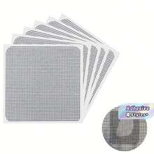 Window Screen Repair Patches, 3-Layer Strong Adhesive Screen Mesh Tape, 4" X 4" (10cm X 10cm) Screen Patch Kit For Fixing Holes & Tears On Door And Window Screens, Available In 5/10/15/20Pcs - default - View 1