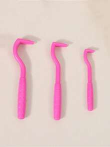 3pcs Pet Tick Removal Tool Set, Flea Remover Hook, Dog & Cat Grooming Tools - Multicolor - View 8