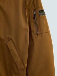 Modcrash Men's Jacket, Thick Thermal Lined, Workwear Style, Autumn/Winter Fall/Autumn/Winter - Khaki - View 8