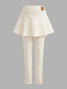 SHEIN 女童休閒百搭緊身褲裙 3件套，買1得3 - 彩色 - 查看 7
