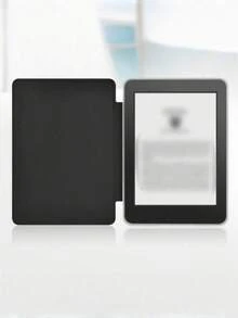 1PC Clear Ultra Translucent Acrylic Hard Shell TPU Soft Bumper Shockproof Scratch Resistant Auto Wake Hibernate Smart Kindle Paperwhite Protective Cover Case For Ereader Reading Travel Office Home Gift - Black - View 3