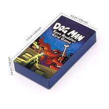 Juego de Cartas Dog Man, Juego de Mesa de Estrategia y Rompecabezas de Detective Completo en Inglés, Juego de Cartas Interactivo Familiar Padre-Hijo - Multicolor - Ver 9