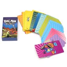Juego de Cartas Dog Man, Juego de Mesa de Estrategia y Rompecabezas de Detective Completo en Inglés, Juego de Cartas Interactivo Familiar Padre-Hijo - Multicolor - Ver 7