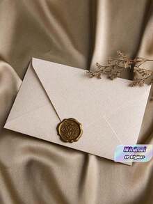 2pcs Plain Envelopes, Vintage Multipurpose Envelopes, Office Envelopes, Wedding Invitations, Love Letters, Greeting Cards, New Year Friend Gifts, Stationery, Wax Seals - Multicolor - View 2