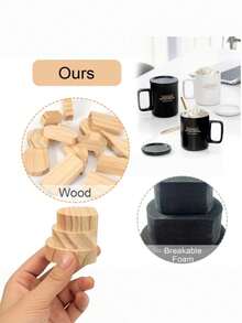 Clay Cup Handle Mold: Ceramic Cup Handle Making Tool, Clay Cup Handle Mold, Clay Cup Handle Shaping Tool, Various Sizes And Shapes, Suitable For Ceramic Cups, Coffee Cups And Other DIY Projects - log color - View 4
