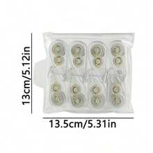 8 Rolls Transparent Mini Correction Tape - Cute Portable Student Size, Smooth And Easy To Erase, Suitable For Note-Taking, Exams And Correcting Errors Anytime, Anywhere - Compact Design, Fits In Pocket Or Pencil Case, Exam Stationery - Clear - View 3