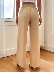 Wovencharm Wovencharm Women Beige Comfy Comfort Relaxed Relax Fit Pant - Beige - View 6