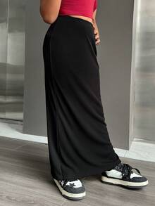 Tween Girls Rok - Hitam - View 4