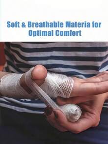 Elastic Gauze Bandage Roll – Breathable & Stretchable Wrap For Arms, Legs, Waist, First Aid, Mummy Style Wound Dressing - View 4