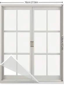 One Excellent Summer Anti Mosquito Screen Insect Proof Door Window Mesh Breathable Washable Dust Proof Strong Clear Durable Easy Install Quality Home - White - View 3