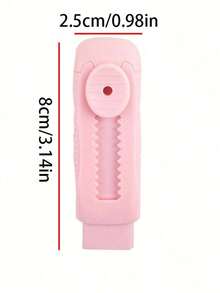 Push Eraser Kawaii Stationery Single Random Color Macarone Cartoon Shape Sliding Eraser Easy Push-Pull Mechanism Smooth Erasing For Art Exam Writing Drawing School Office Supplies Kids Gift Back To School Must-Have - Multicolor - View 6
