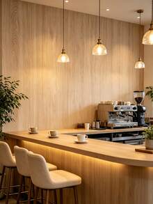 A Roll Of Realistic Wood Grain Waterproof And Oil Resistant PVC Self-Adhesive Film - DIY Kitchen Backboards, Countertops, Cabinet Renovation Stickers For Holiday And Year-Round Decoration, Simple Design For Home Renovation | - multicolor - View 10
