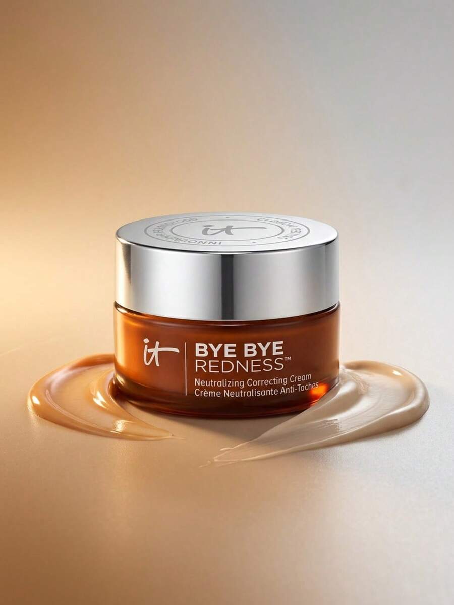 IT Cosmetics وداعًا للاحمرار، كريم تصحيح اللون المعادل - بيج محايد - مشاهدة 1