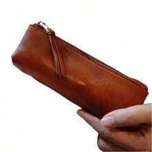 Retro Style Minimalist Large Capacity Pencil Case For Girls New Ins Style Makeup Brush Storage Bag - Multicolor - View 10