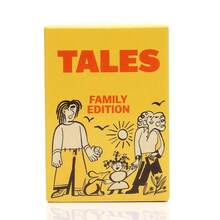 Tales Family Edition Story Game Cards, Interesting Question & Answer Interactive Board Game For Family Time - Multicolor - View 1