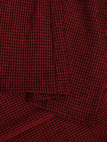 SHEIN Clasi 紅色千鳥格修身通勤街頭時尚女款西裝外套 - 紅色 - 查看 7