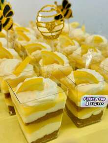 75 Clear Dessert Cups With Lids And Spoons – Yogurt & Jelly Cups, Party Appetizer Cups, Mini Cups – Suitable For Pudding, Fruit, And Ice Cream - Transparency - View 5