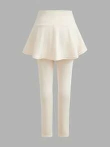 SHEIN 女童休閒百搭緊身褲裙 3件套，買1得3 - 彩色 - 查看 6