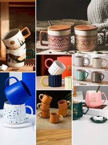 Clay Cup Handle Mold: Ceramic Cup Handle Making Tool, Clay Cup Handle Mold, Clay Cup Handle Shaping Tool, Various Sizes And Shapes, Suitable For Ceramic Cups, Coffee Cups And Other DIY Projects - log color - View 6