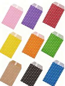 1/10/30PCS Polka Dot Sealing Shipping Bags, Self-Adhesive Courier Envelopes For Small Business Packaging, Waterproof Mailing Pouches - Multicolor - View 3
